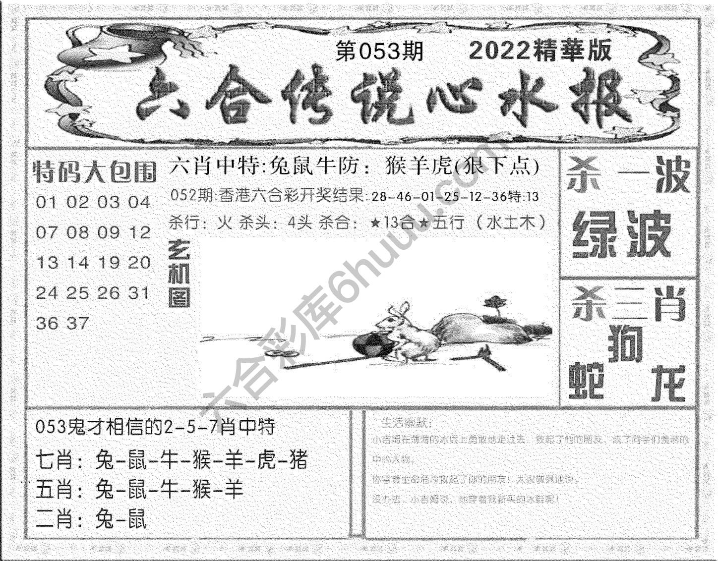 六合传说心水报