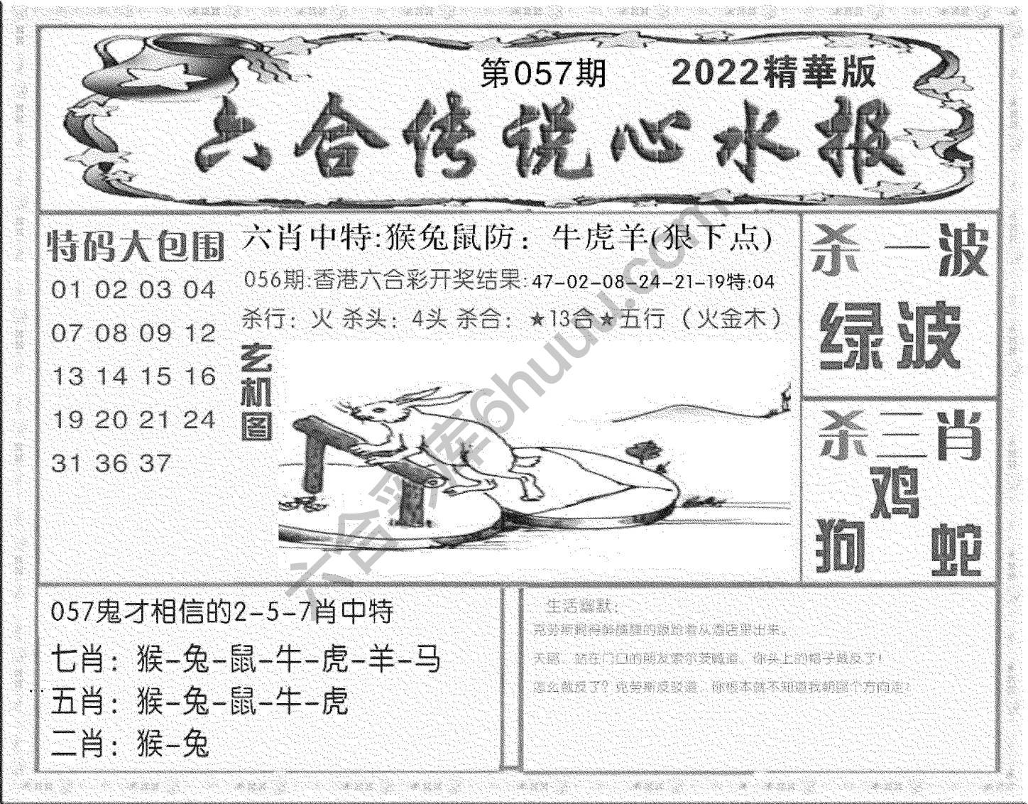 六合传说心水报