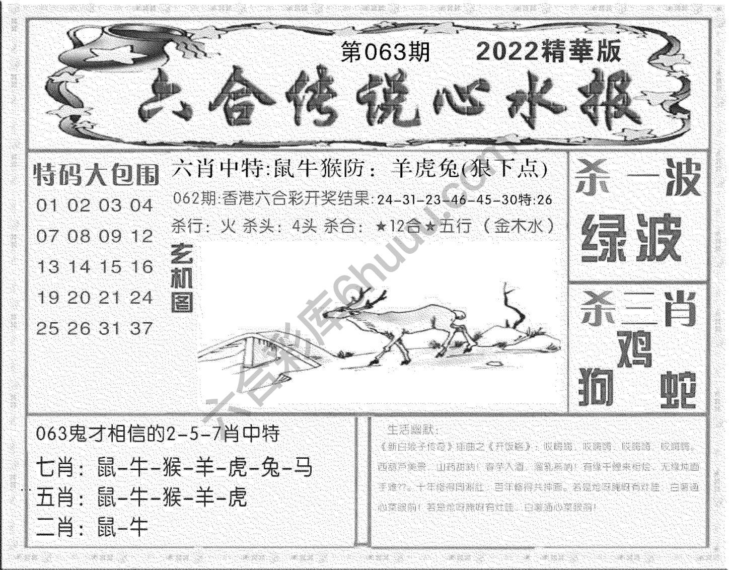 六合传说心水报