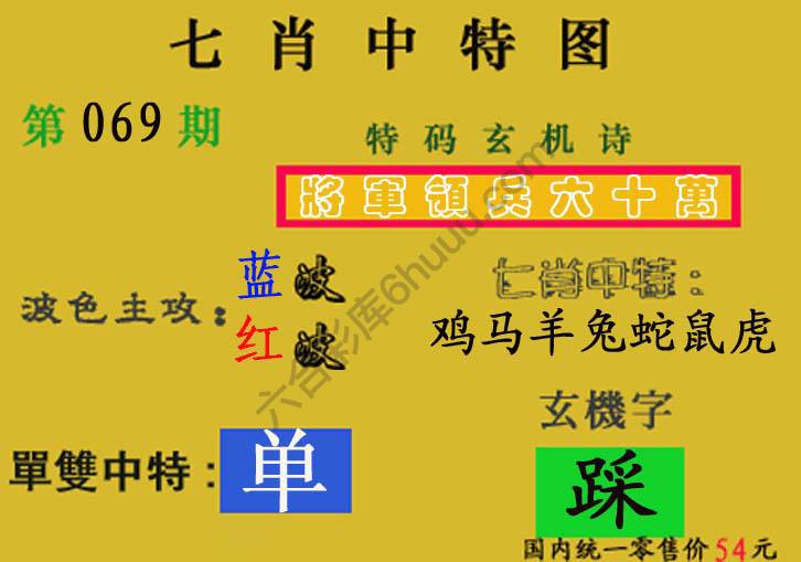 七肖中特图