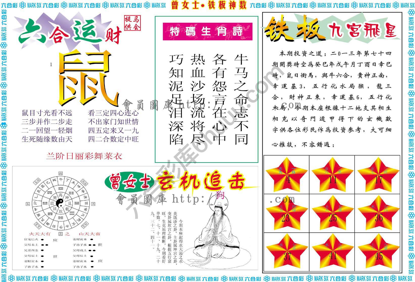 曾女士铁板神数