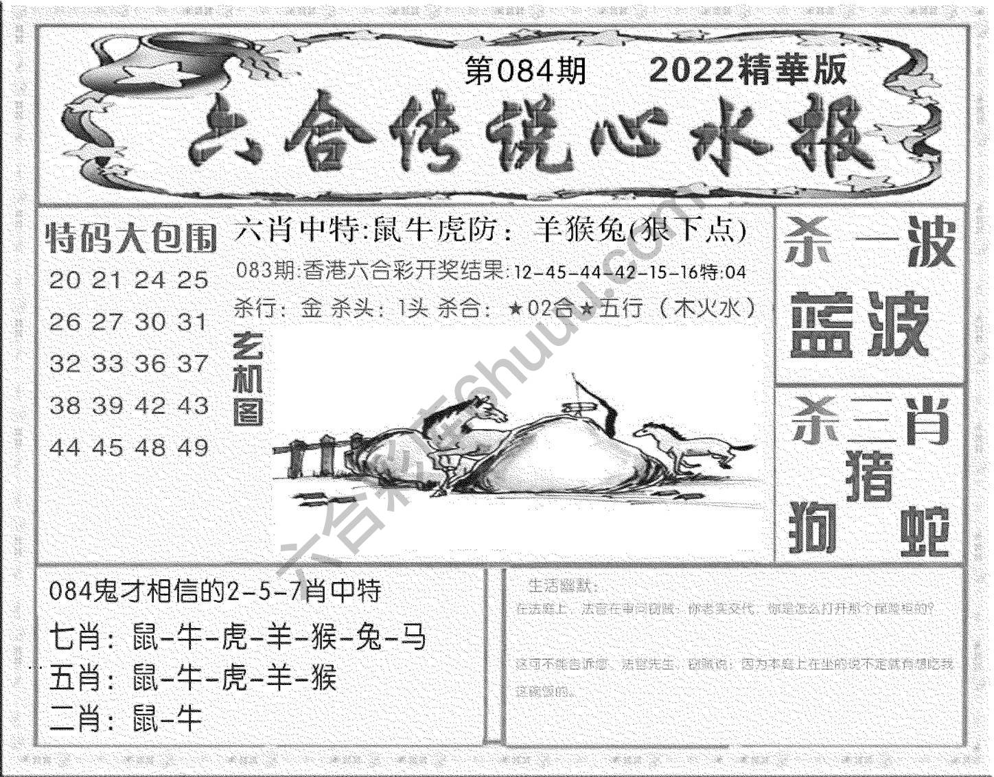 六合传说心水报