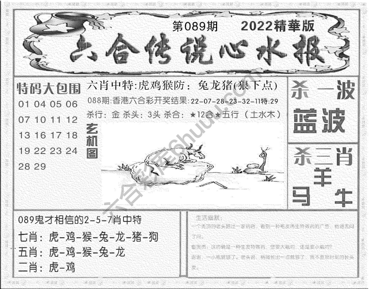 六合传说心水报