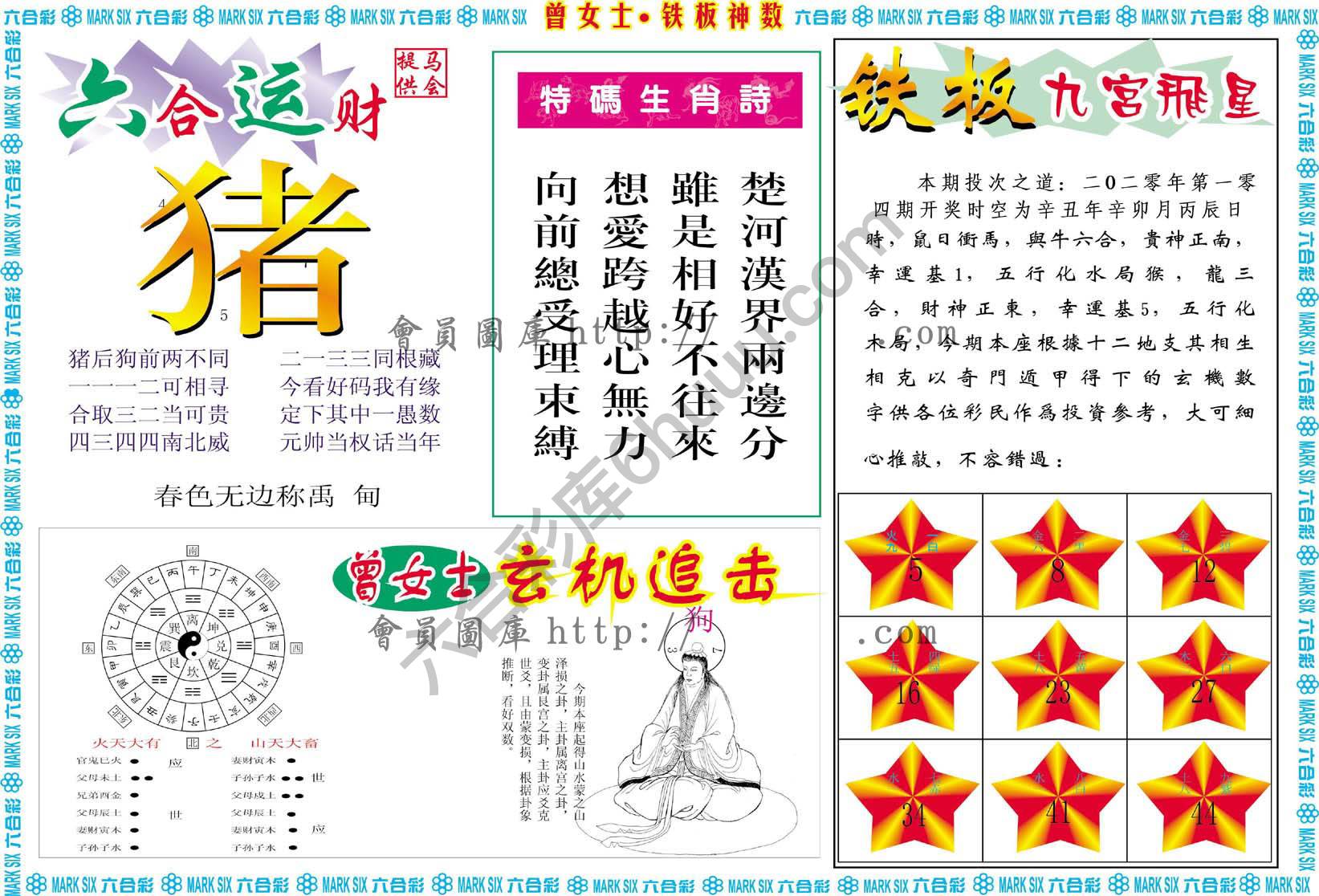 曾女士铁板神数