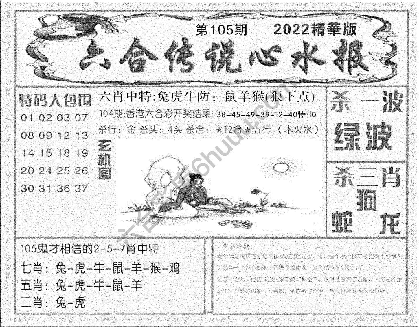 六合传说心水报