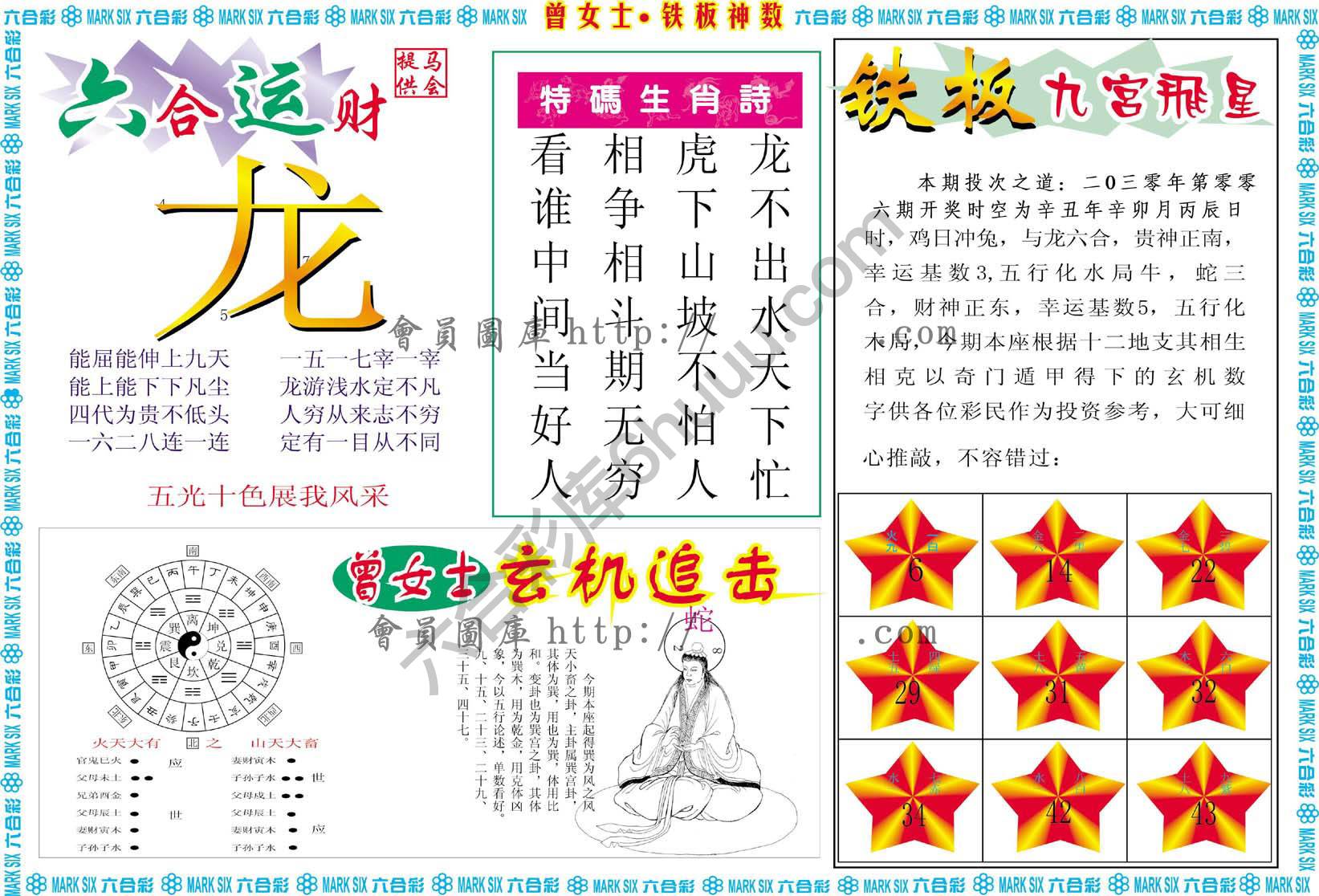 曾女士铁板神数