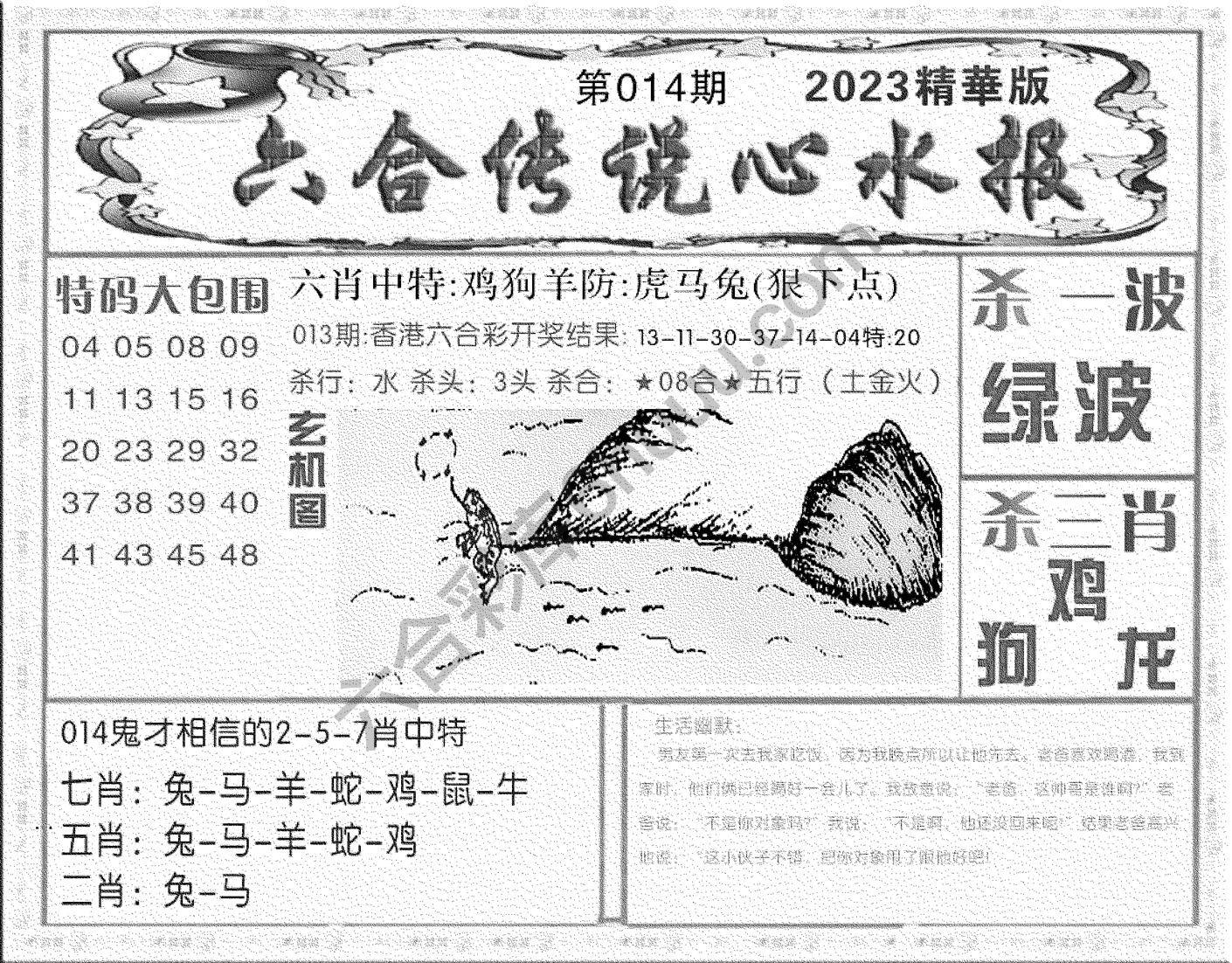 六合传说心水报