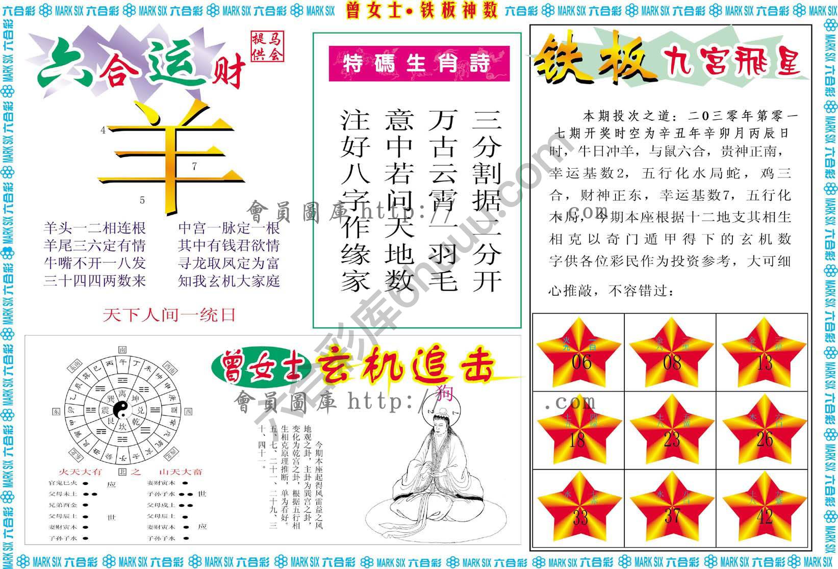 曾女士铁板神数