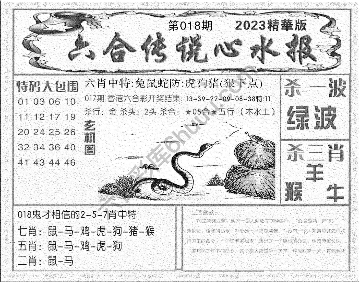 六合传说心水报