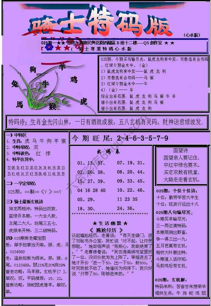 另类骑士特码版