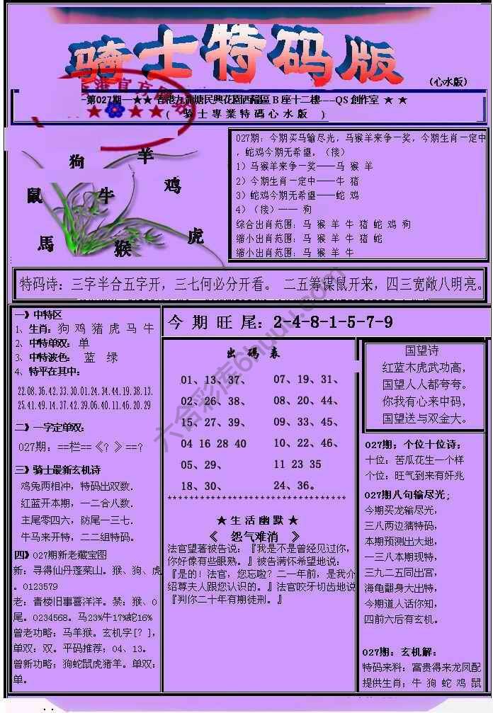 另类骑士特码版