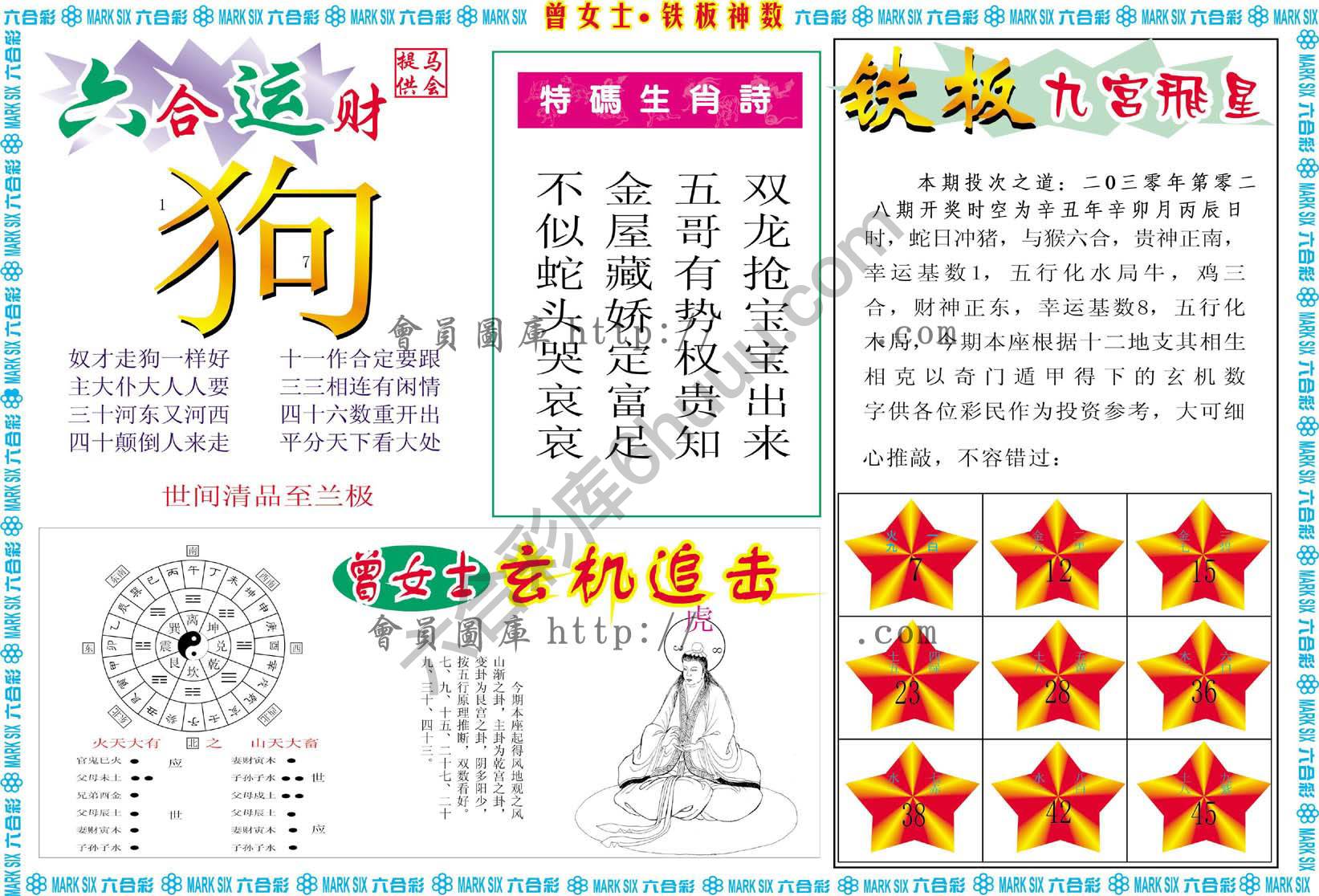 曾女士铁板神数