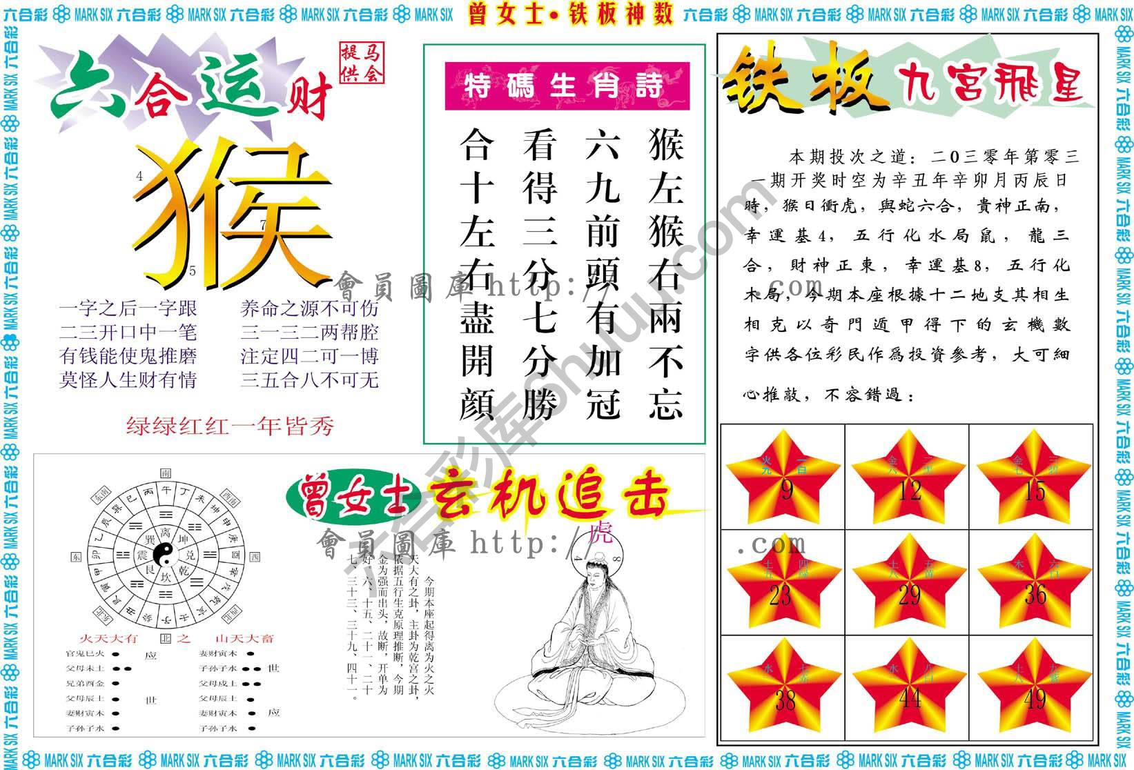 曾女士铁板神数