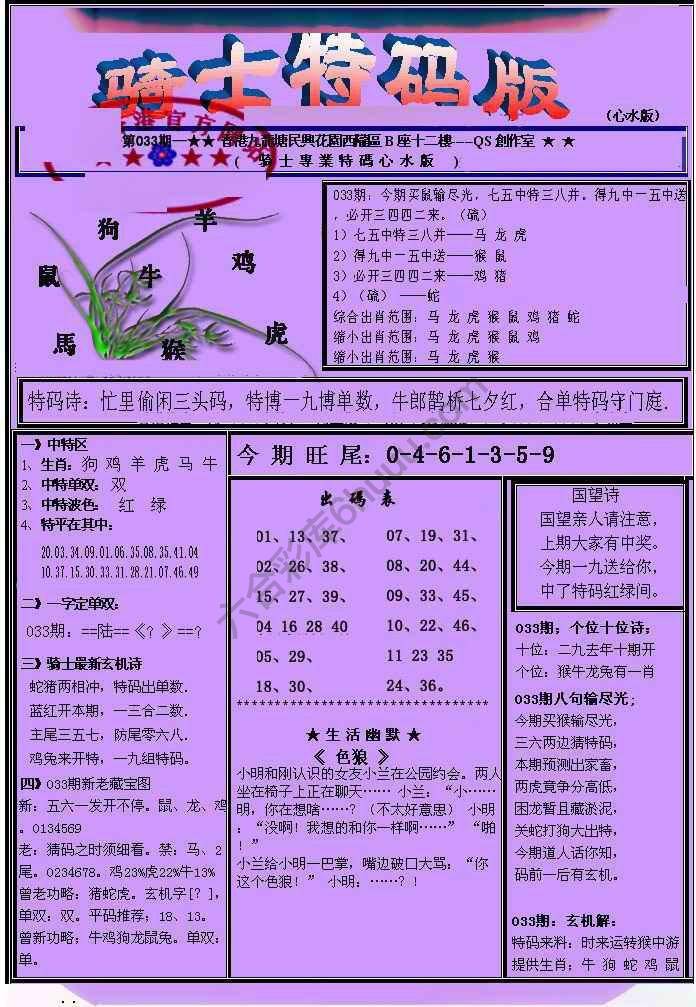 另类骑士特码版