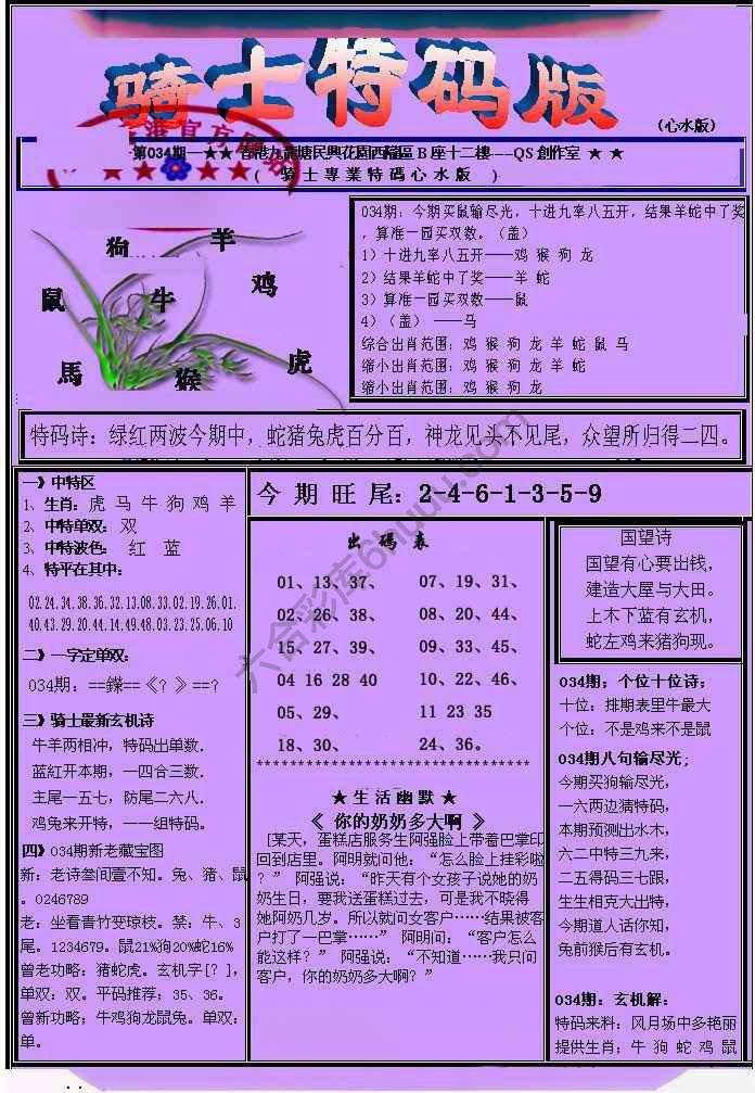 另类骑士特码版