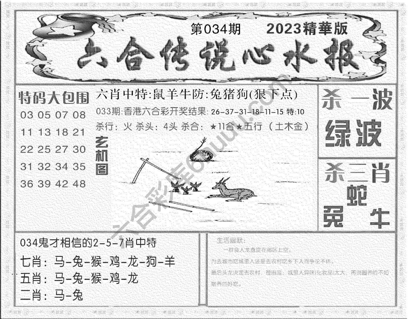 六合传说心水报