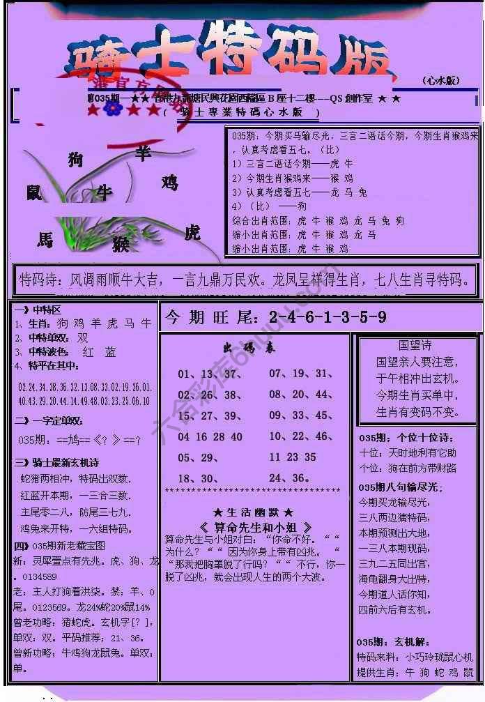 另类骑士特码版