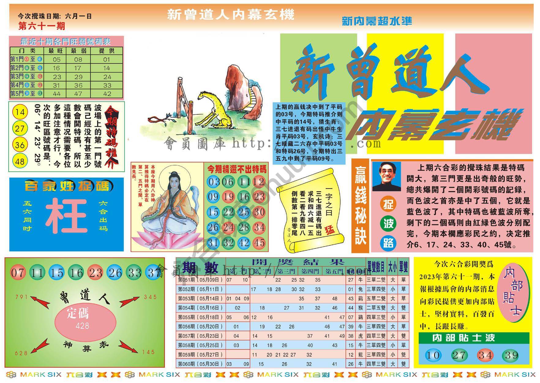 新曾道人内幕玄机