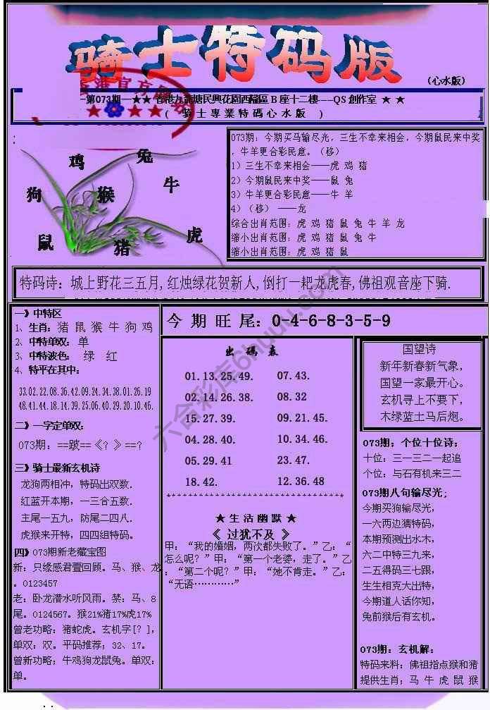 另类骑士特码版