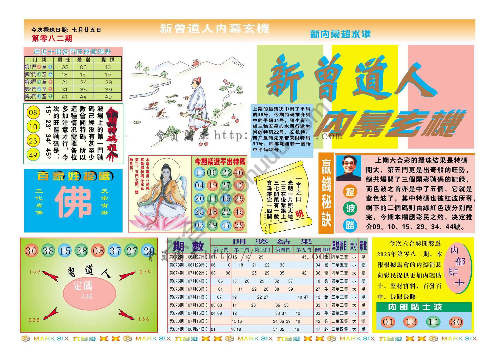 新曾道人内幕玄机