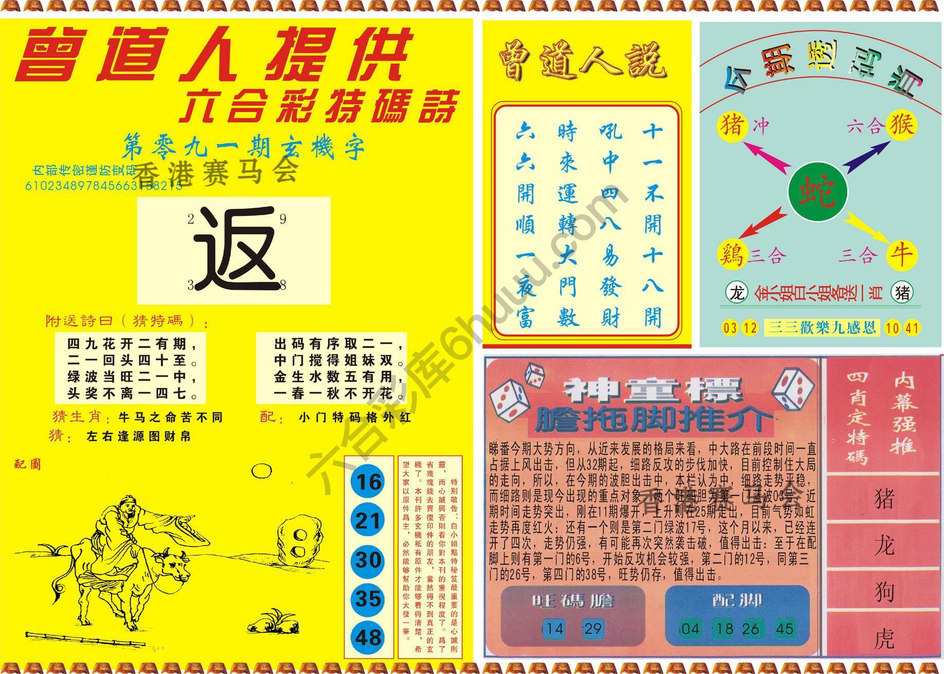 曾道人内幕玄机