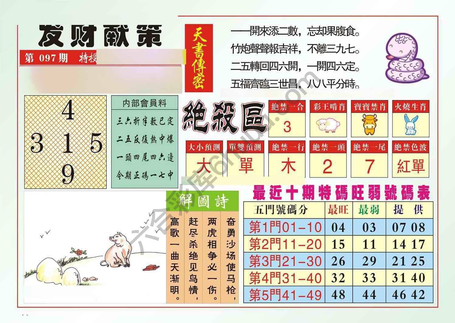 发财献策