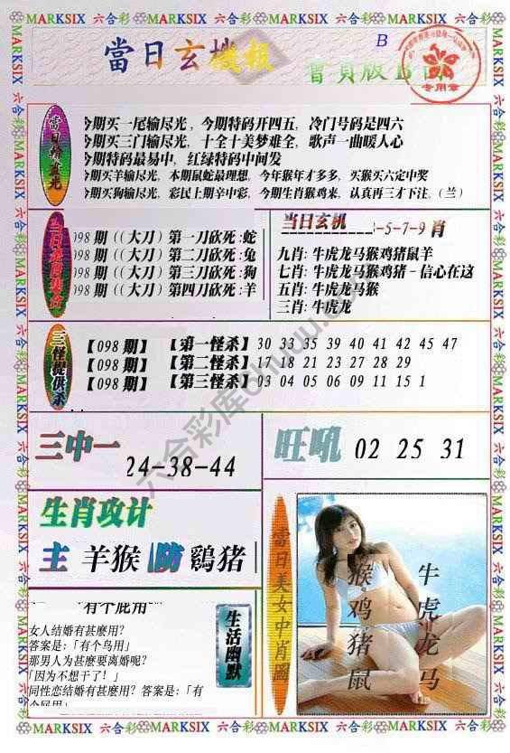 当日玄机报