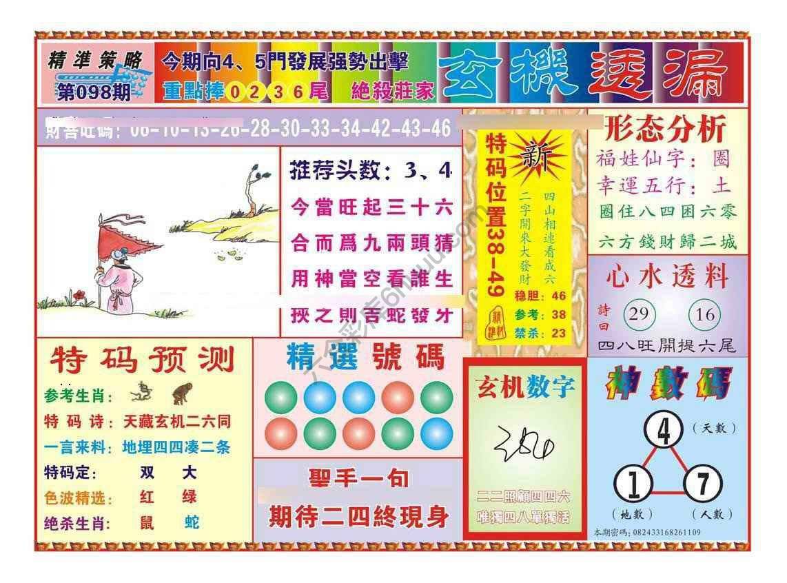 玄机透漏