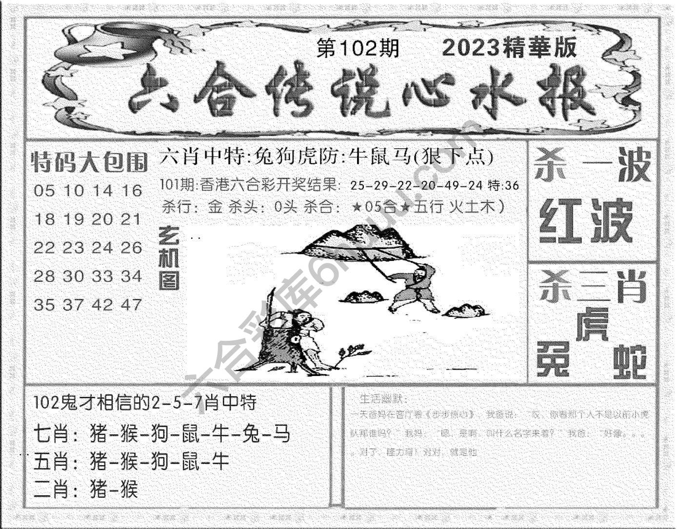 六合传说心水报