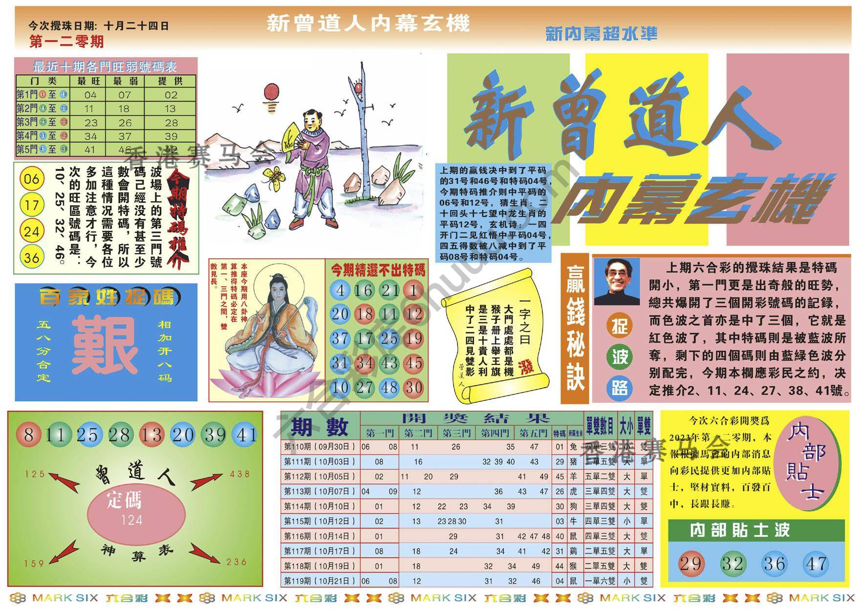 新曾道人内幕玄机