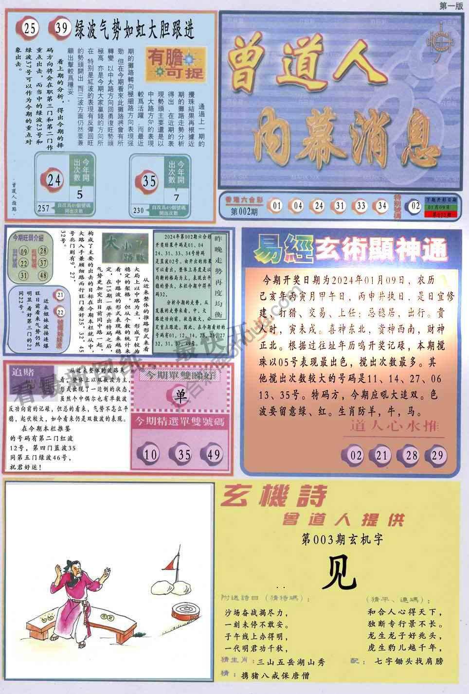 曾道人内幕消息