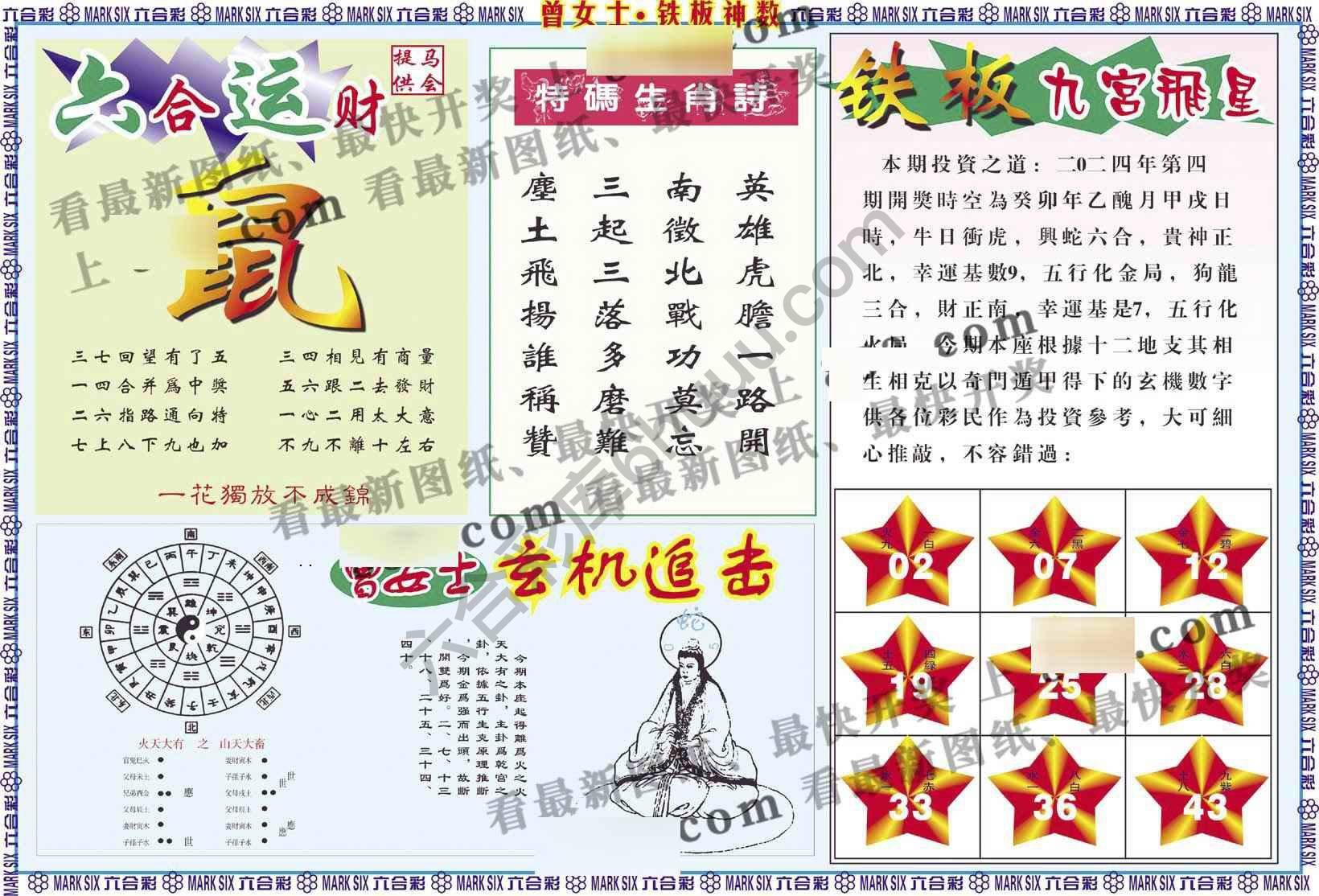 曾女士铁板神数