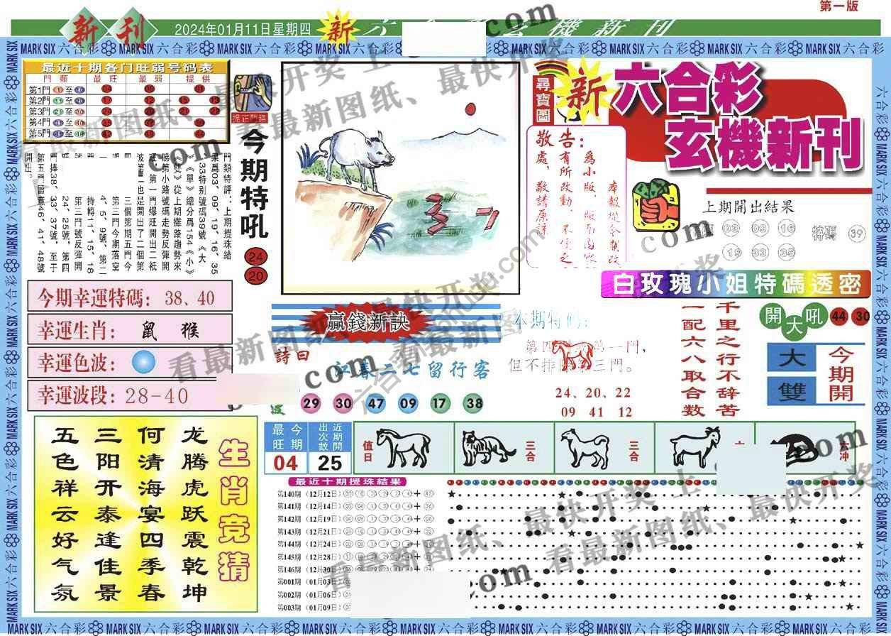 六合彩玄机新刊