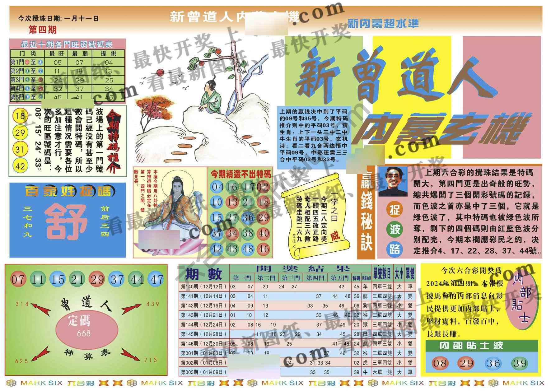 新曾道人内幕玄机