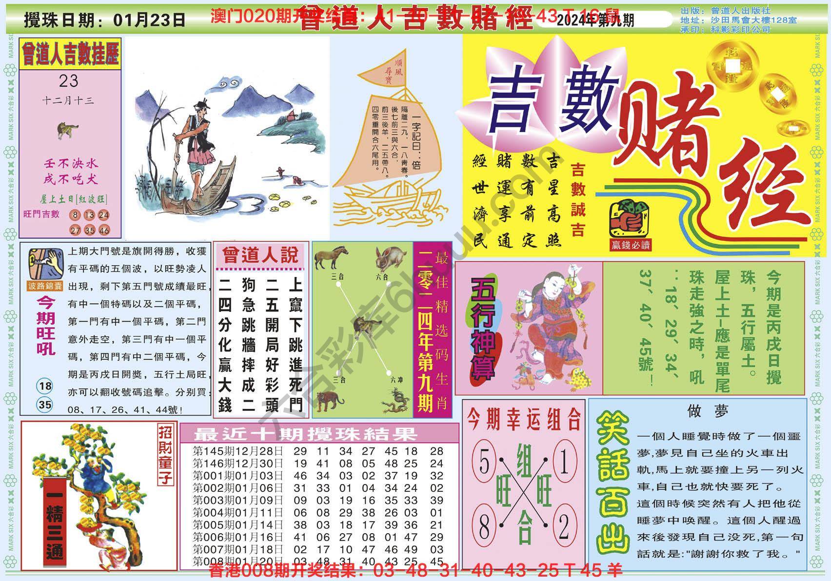 曾道人吉数赌经