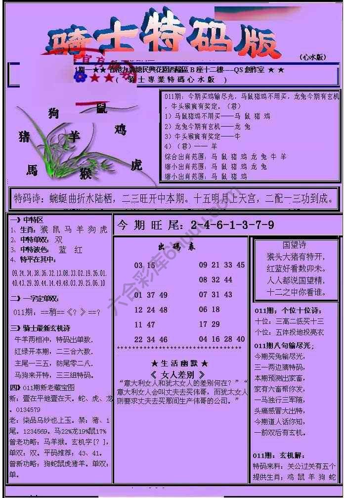 另类骑士特码版