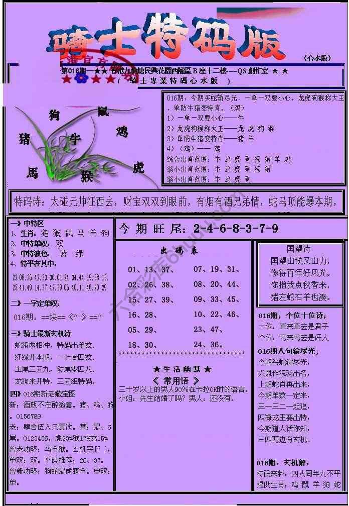 另类骑士特码版