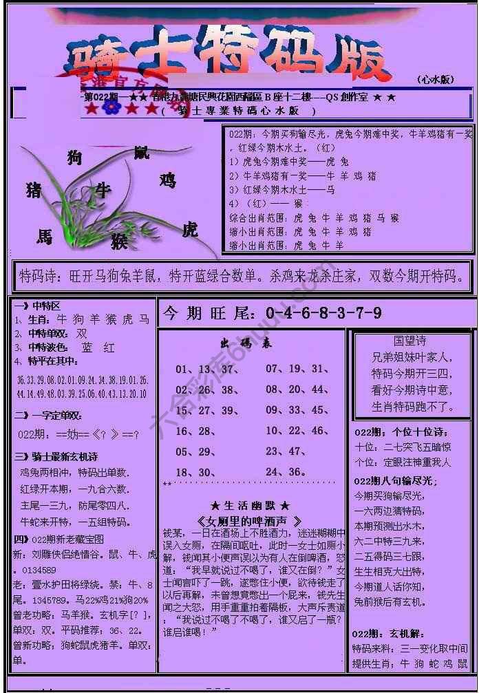 另类骑士特码版