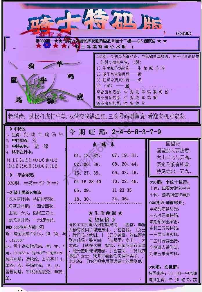 另类骑士特码版