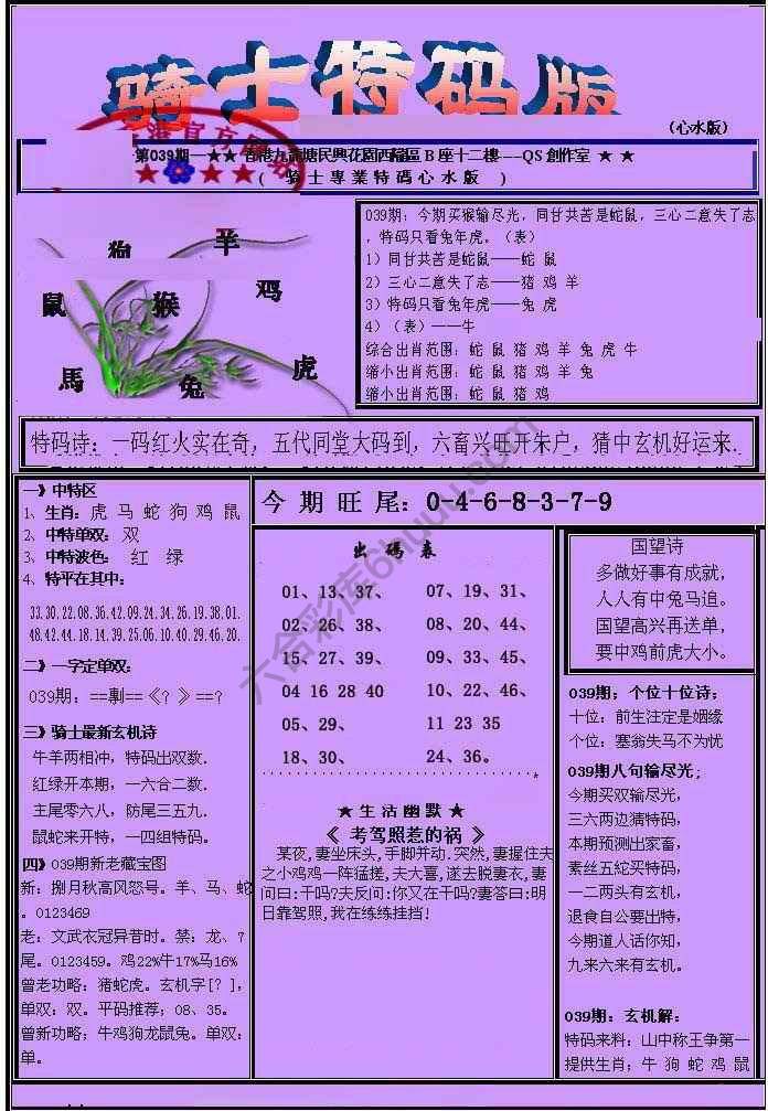 另类骑士特码版