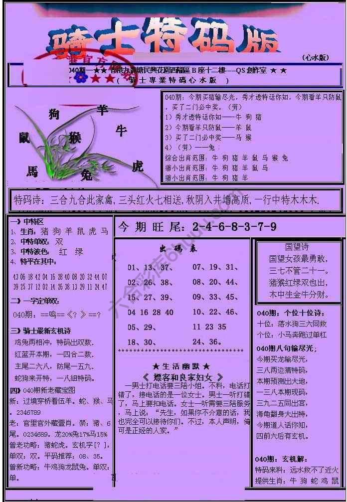 另类骑士特码版