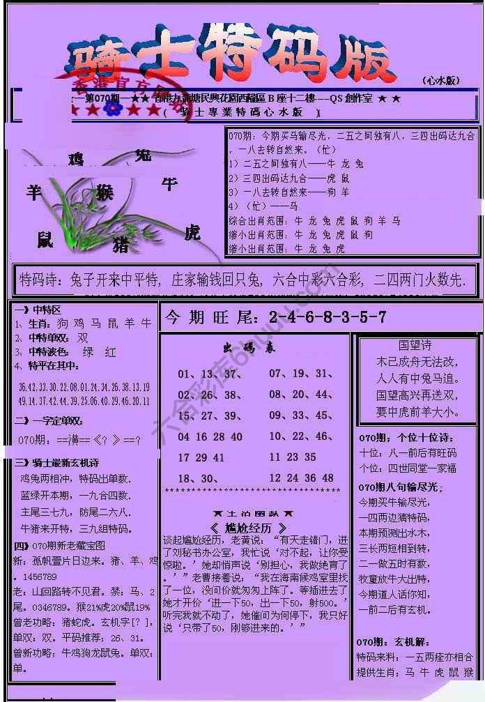 另类骑士特码版