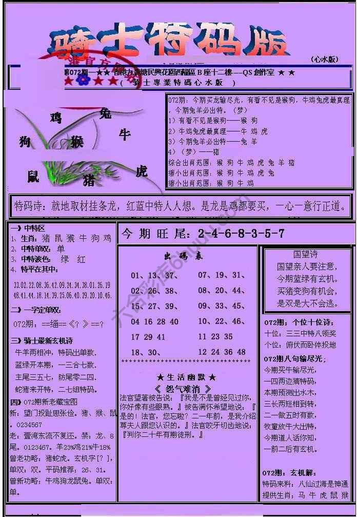 另类骑士特码版