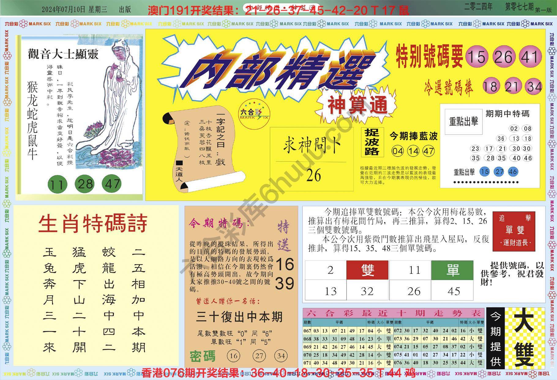 内部精选神算通