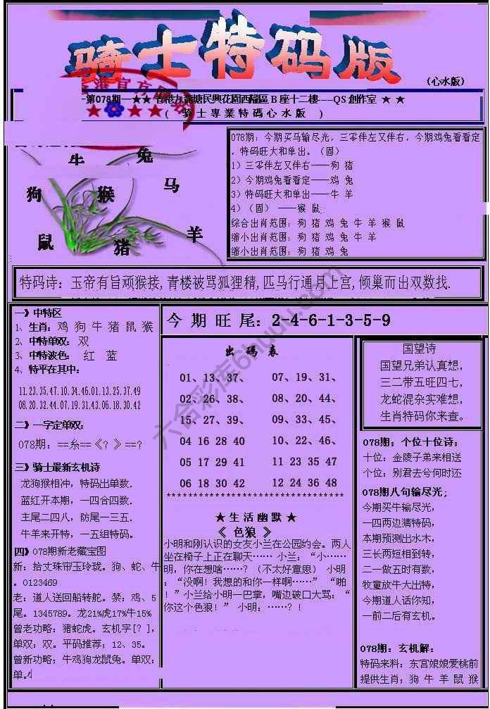 另类骑士特码版