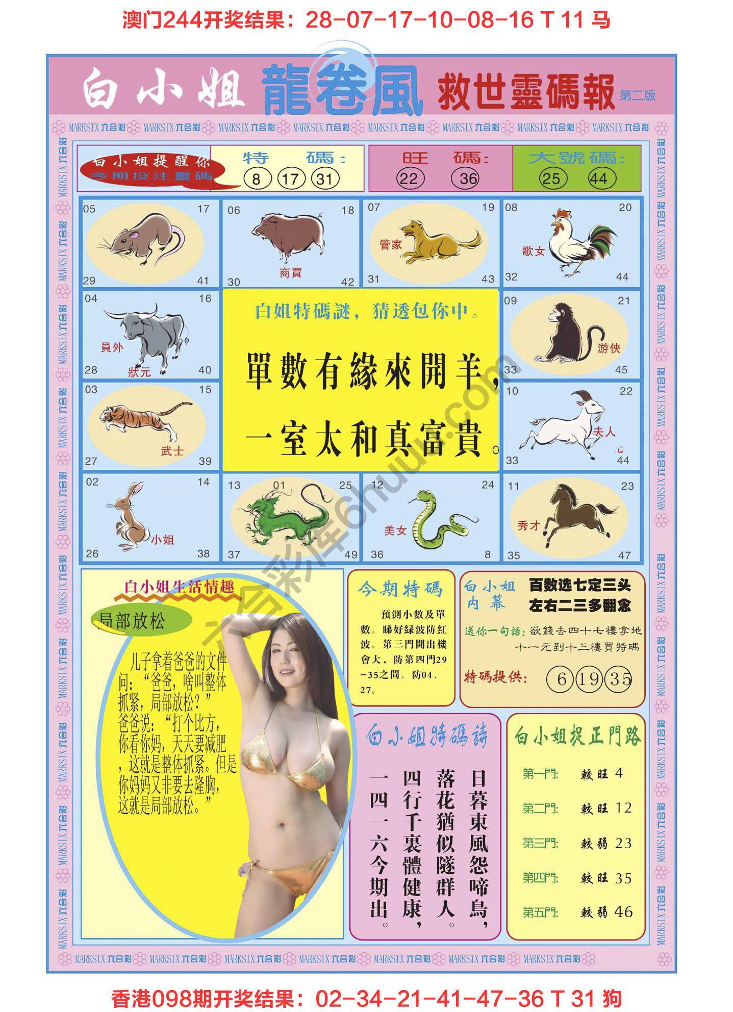 白小姐龙卷风