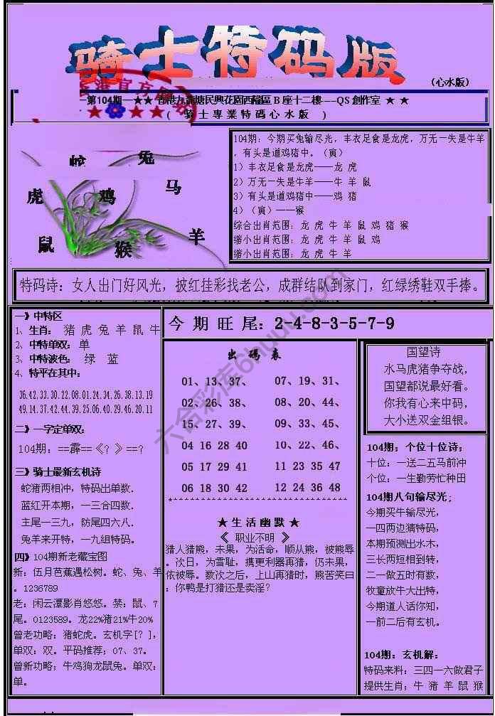 另类骑士特码版