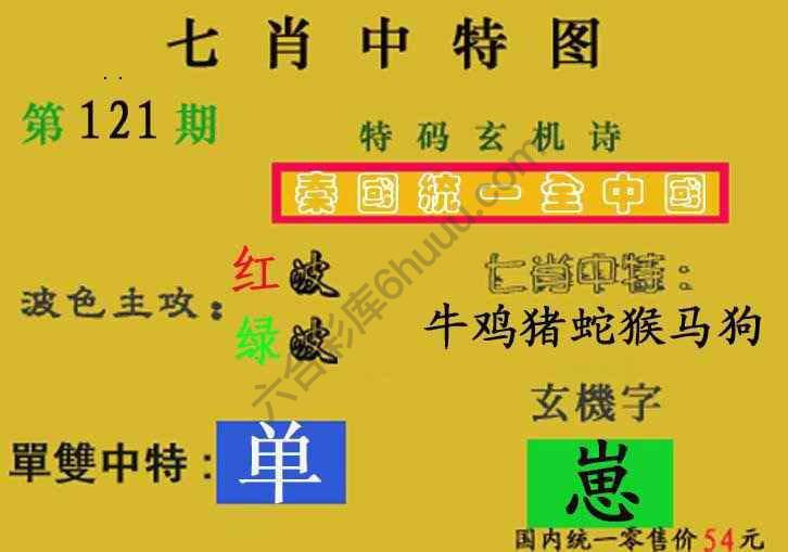 七肖中特图