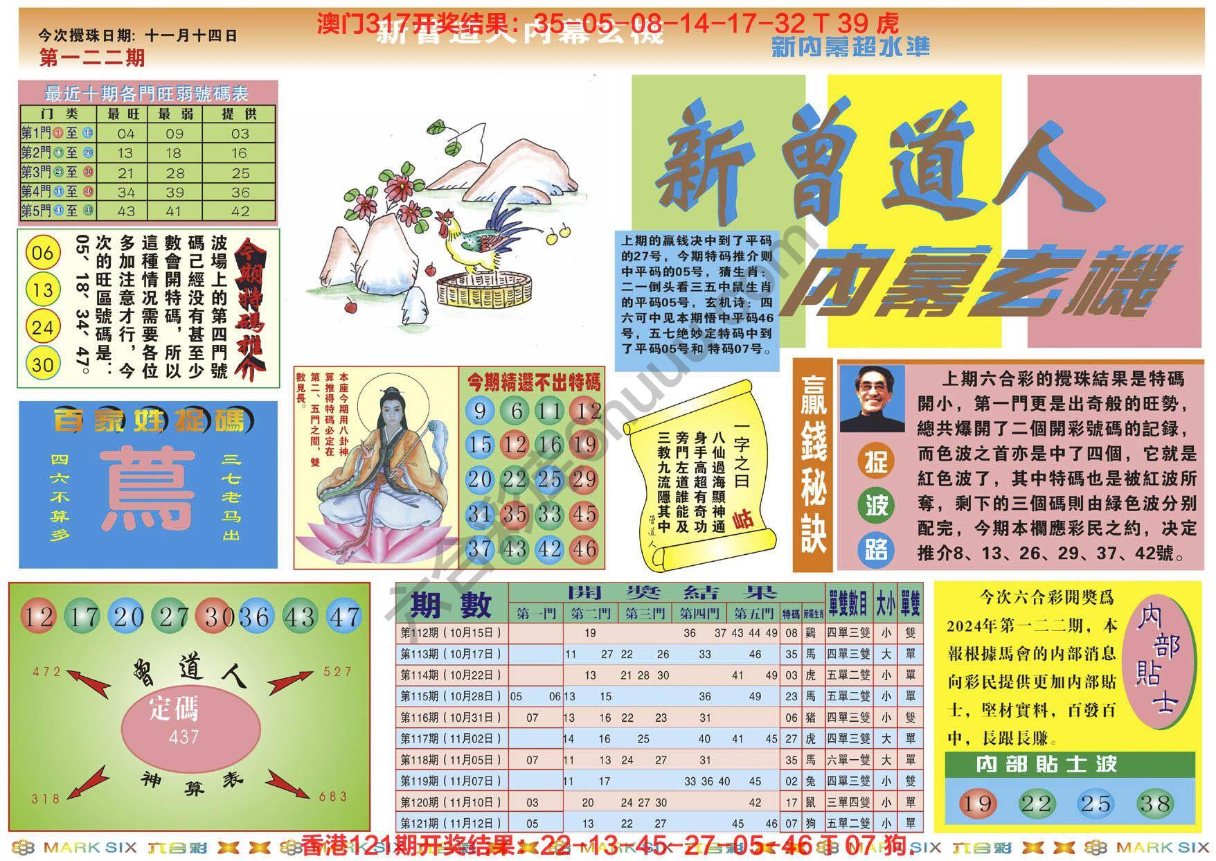 新曾道人内幕玄机