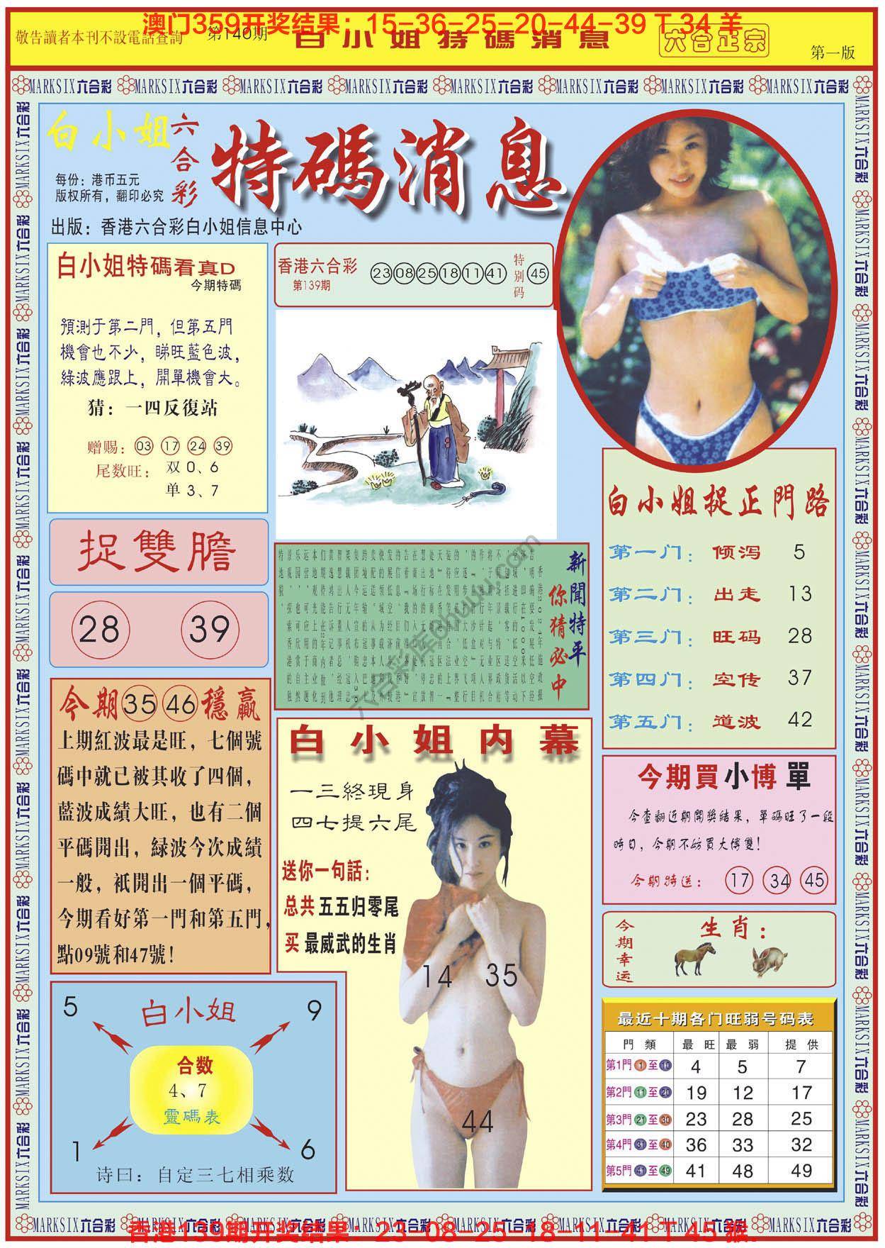 白小姐特码消息